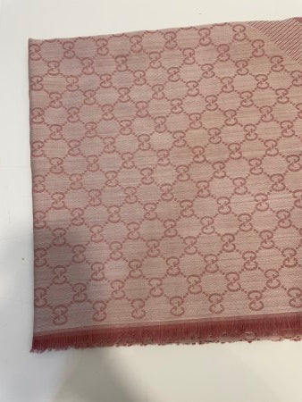 Gucci Pink GG Scarf