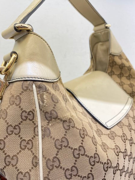 Gucci Bicolor GG Emily Hobo Bag