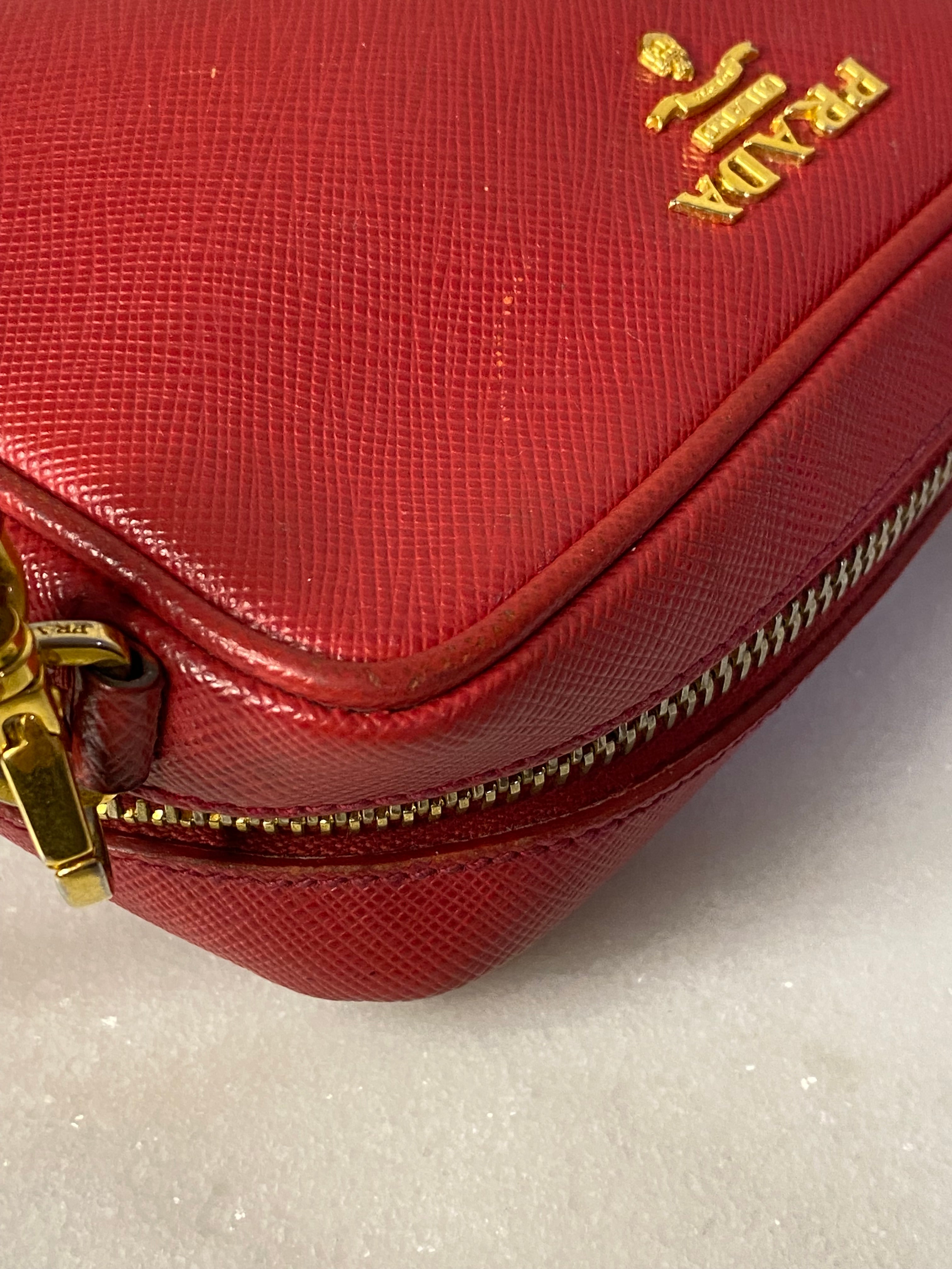 Prada Red Mini Crossbody Bag