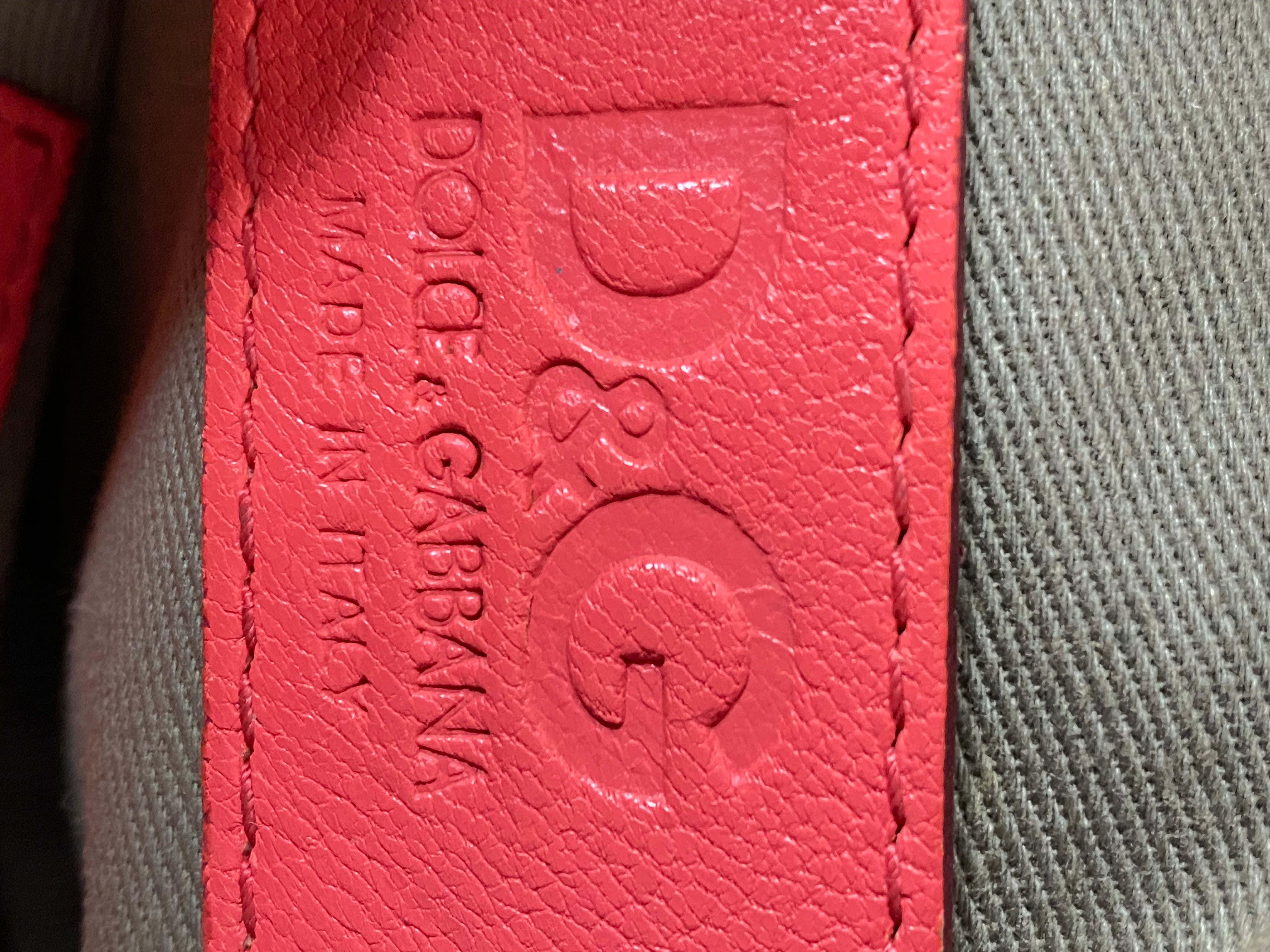 Dolce & Gabbana Orange Lily Glam Mini Crossbody Bag