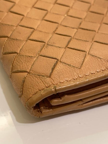 Bottega Veneta Nude Long Wallet