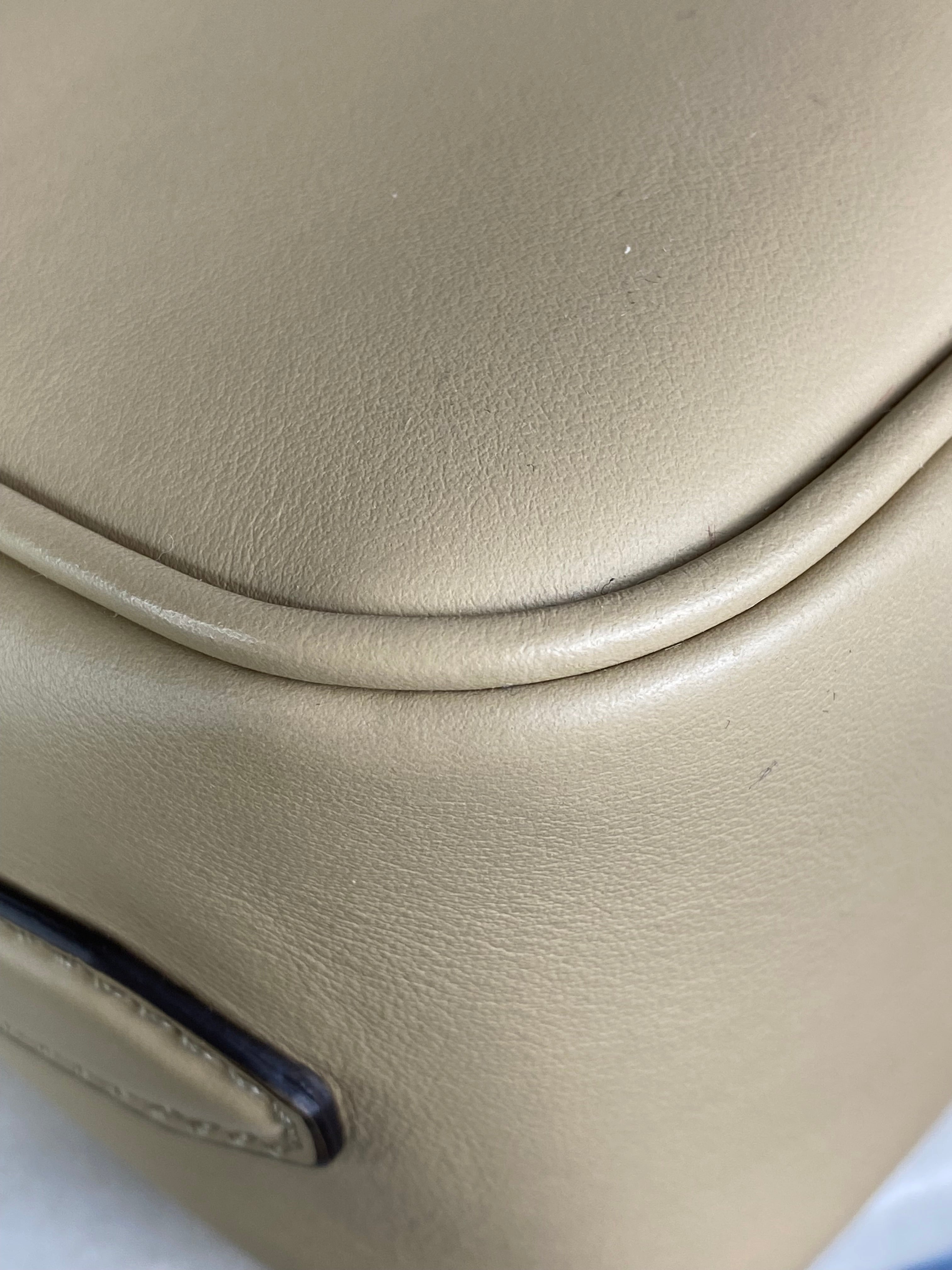 Fendi Beige Opaco F Amido Camera Crossbody Bag