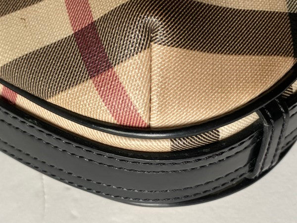 Burberry Nova Check Black Hobo Bag