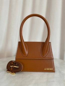 Jacquemus Camel Le Chiquito Grand Tote Bag