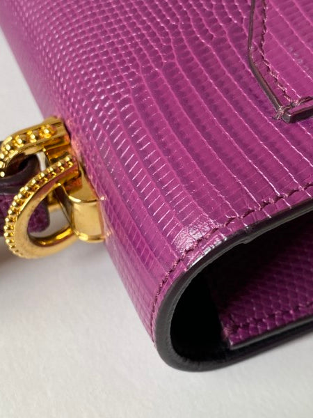 Dolce & Gabbana Purple Lucia Top Handle Bag