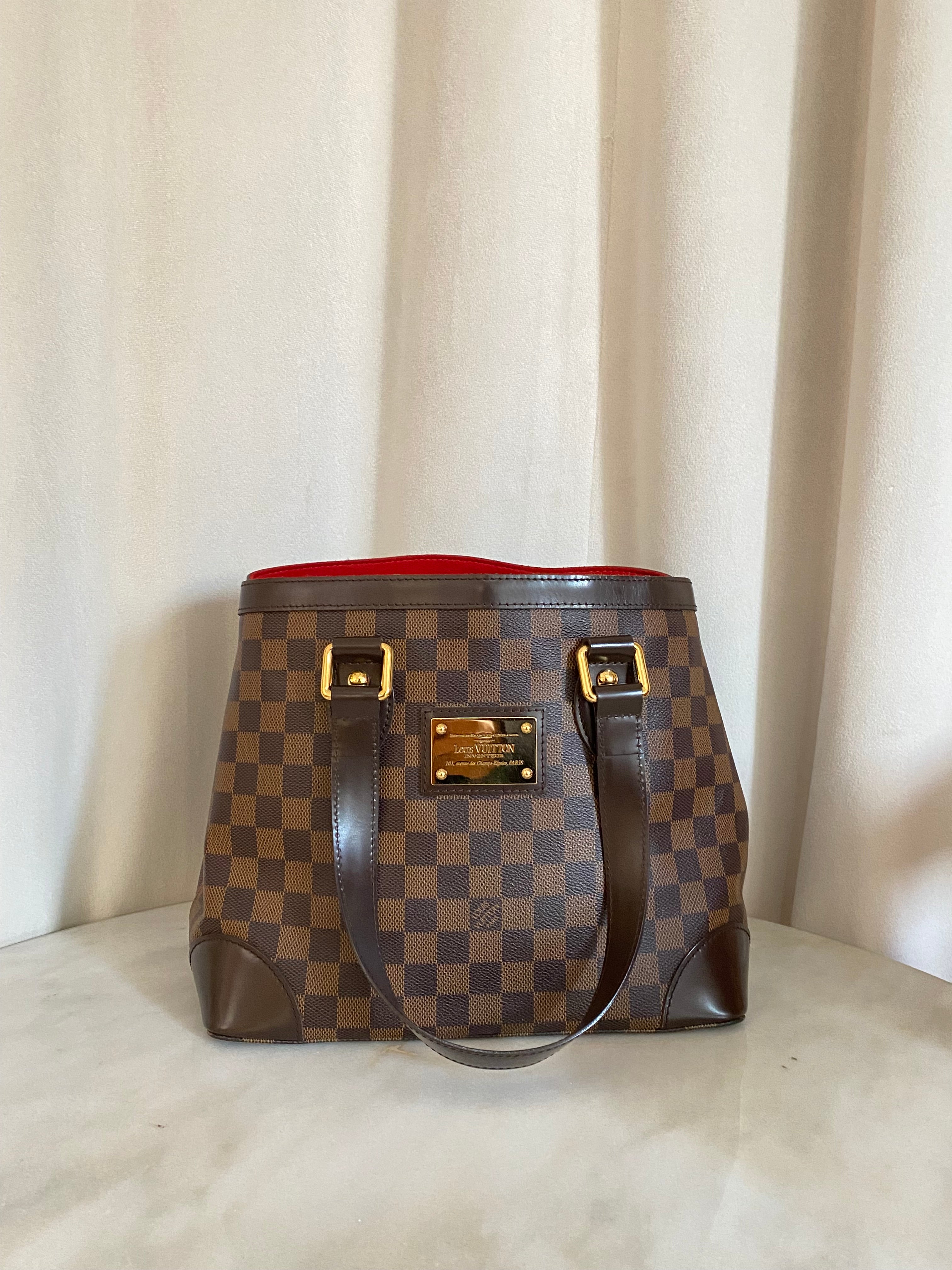 Louis Vuitton hampstead damier ebene shoulder bag