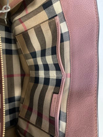 Burberry Pink Buckle Medium Tote Bag