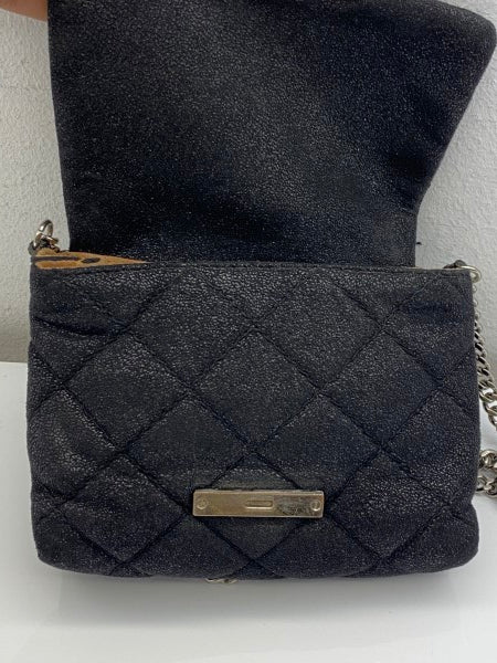 Stella Mccartney Black Soft Becket Quilted Mini Bag