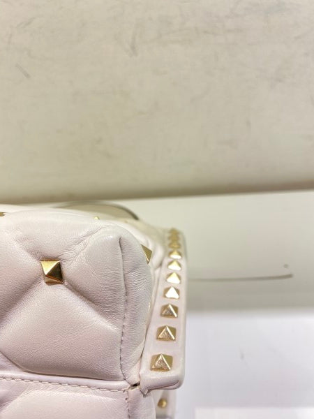 Valentino White VLTN Spike Rockstud Bag