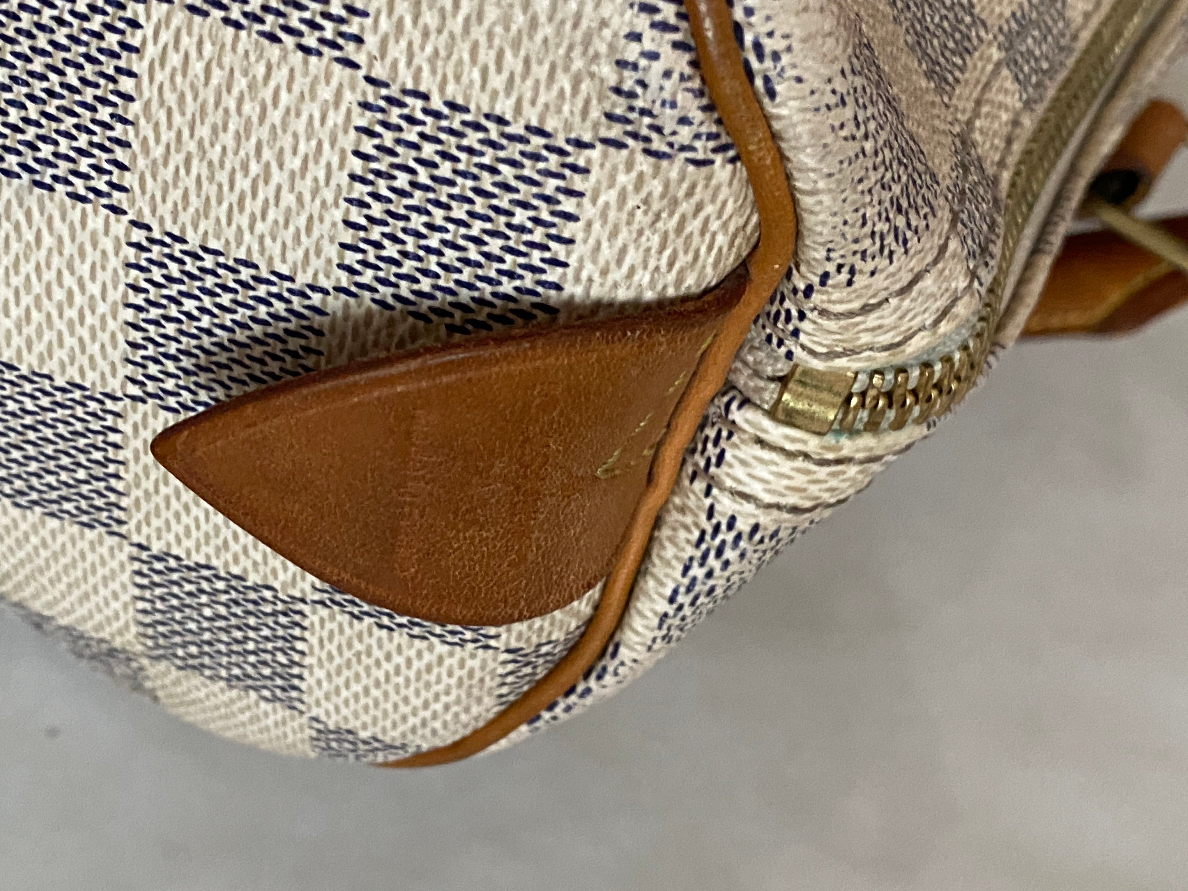 Louis Vuitton Damier Azur Speedy 35 Bag