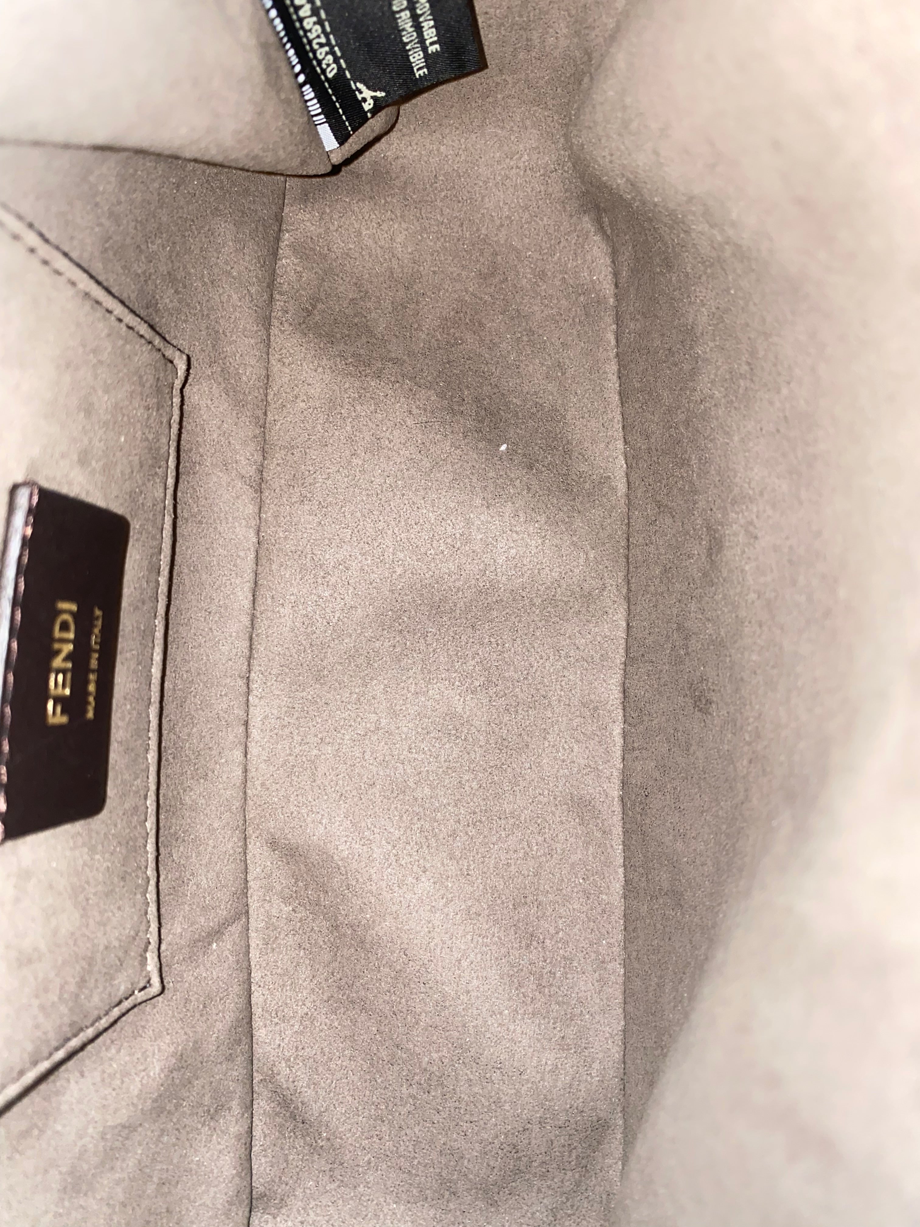 Fendi Beige Opaco F Amido Camera Crossbody Bag