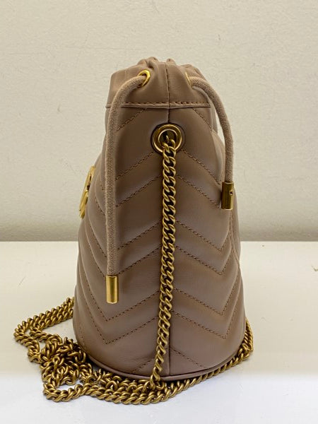 Gucci Pink Marmont Bucket Bag