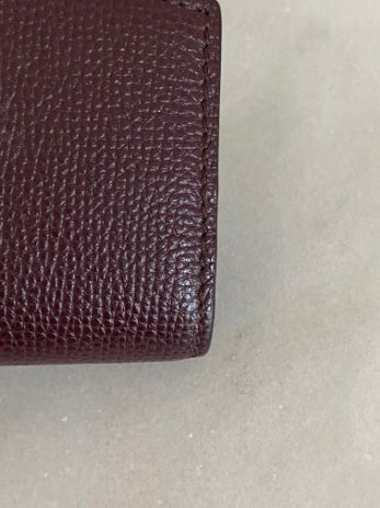 Burberry Burgundy House Check Long MVV Wallet