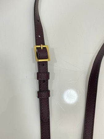 Burberry Burgundy House Check Camberley Bag