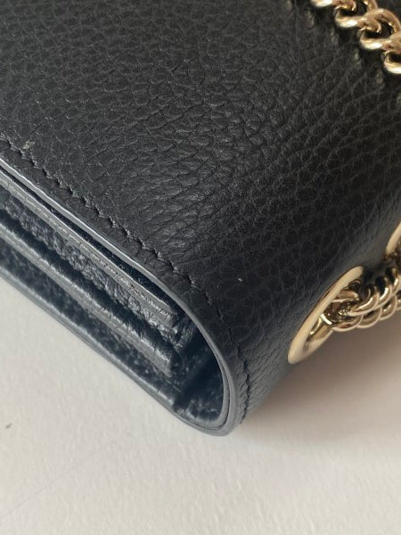 Gucci Black Interlocking Shoulder Bag