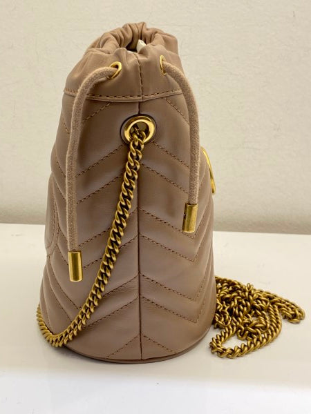 Gucci Pink Marmont Bucket Bag