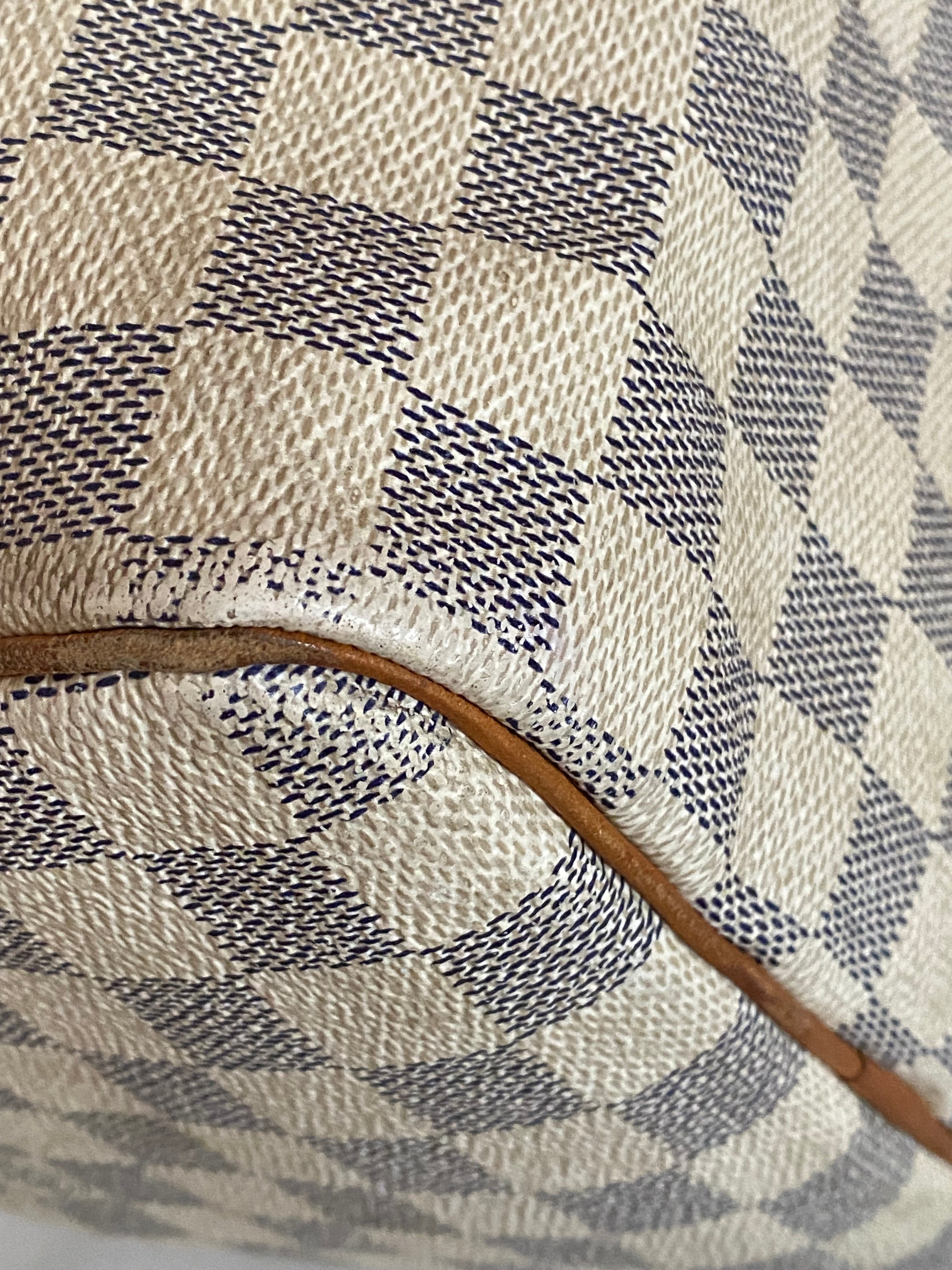 Louis Vuitton Damier Azur Speedy 35 Bag