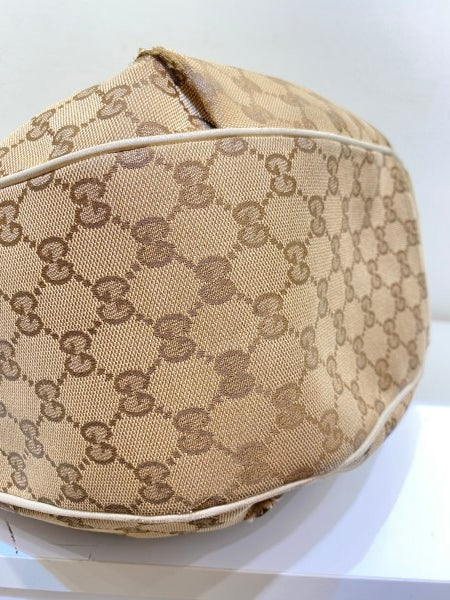 Gucci Bicolor GG Emily Hobo Bag