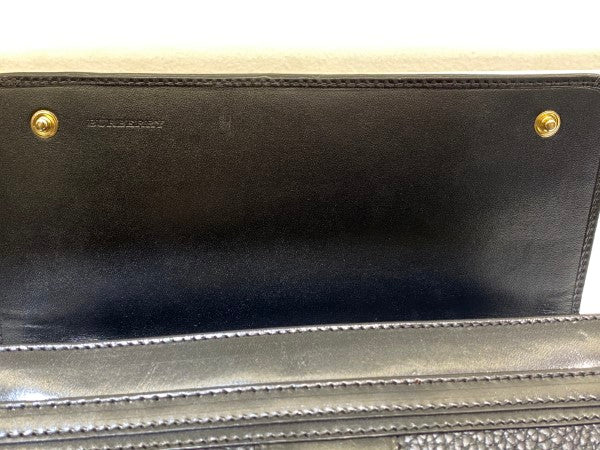 Burberry Black Grain Clutch