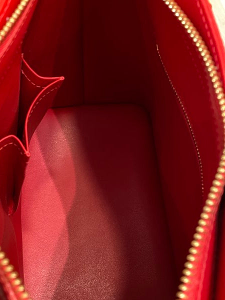 Louis Vuitton Red Houston Vernis Shoulder Bag