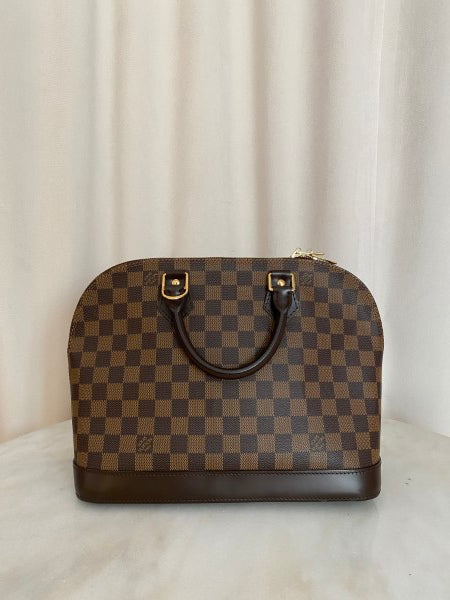 Louis Vuitton Damier Ebene Alma PM Bag