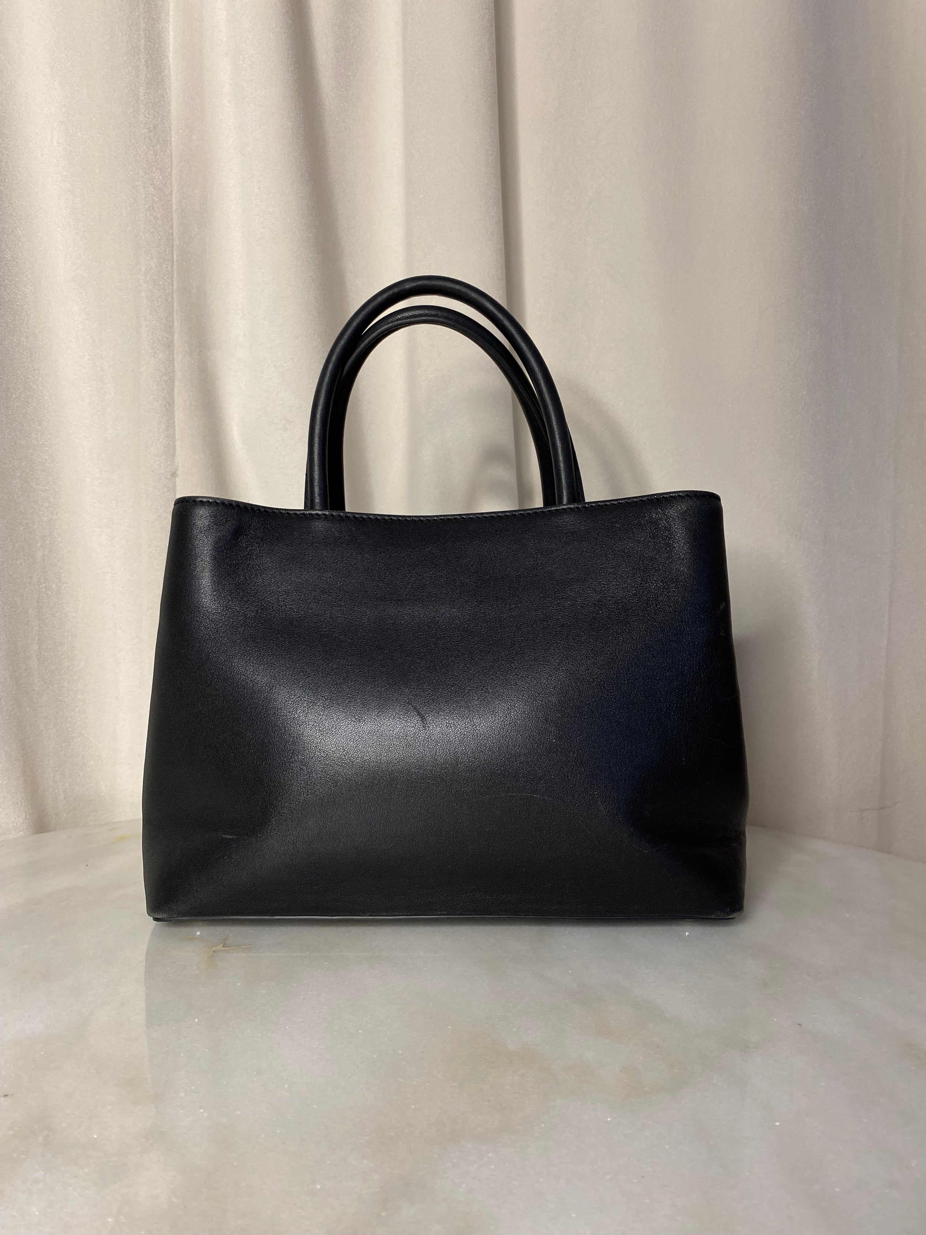 Fendi Black All 2 Jour Tote Bag