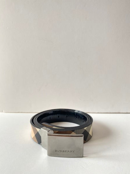 Burberry Nova Check Buckle Belt 38