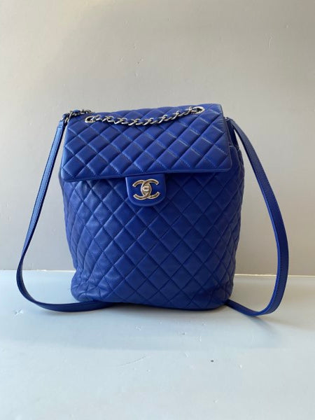 Chanel Blue Urban Spirit Backpack Bag