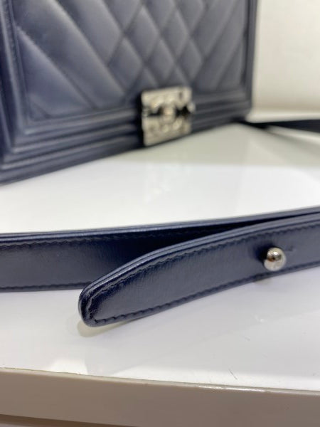 Chanel Blue Boy Medium Bag