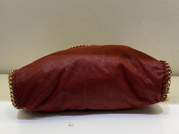 Stella Mccartney Dark Red Falabella Medium Bag