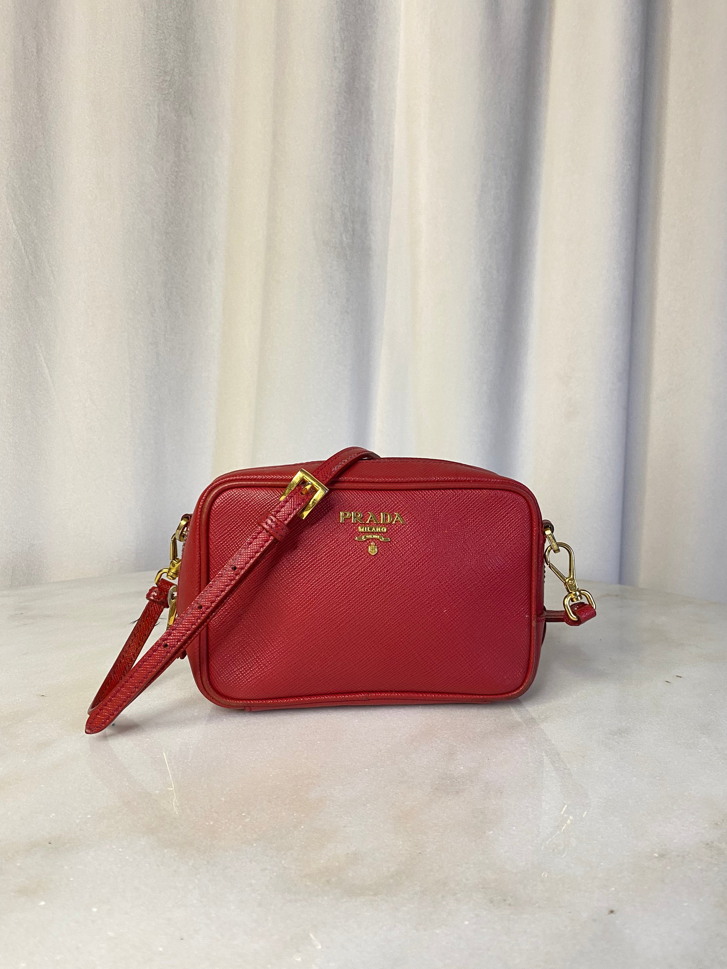 Prada Red Mini Crossbody Bag