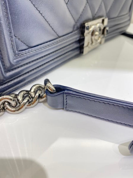 Chanel Blue Boy Medium Bag