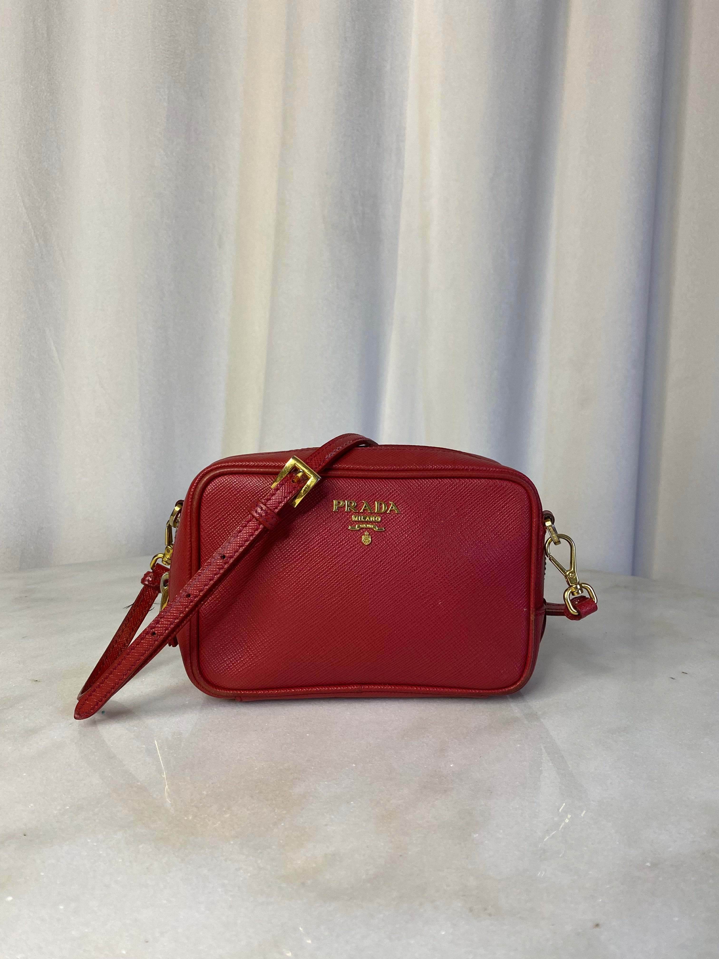 Prada Red Mini Crossbody Bag