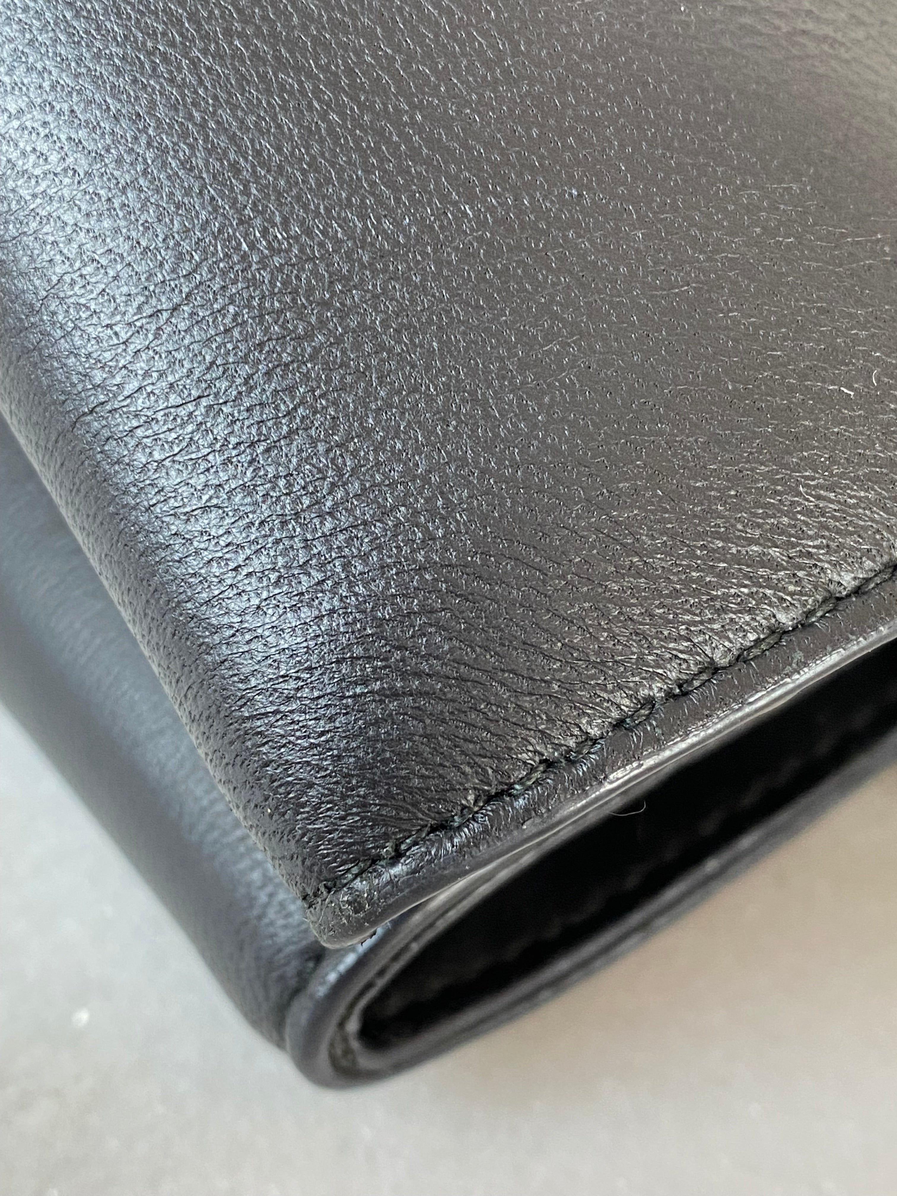 Bottega Veneta Black Napoli Tote Bag W/ Strap