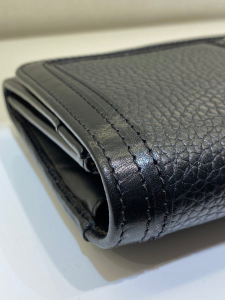 Burberry Black Grain Clutch