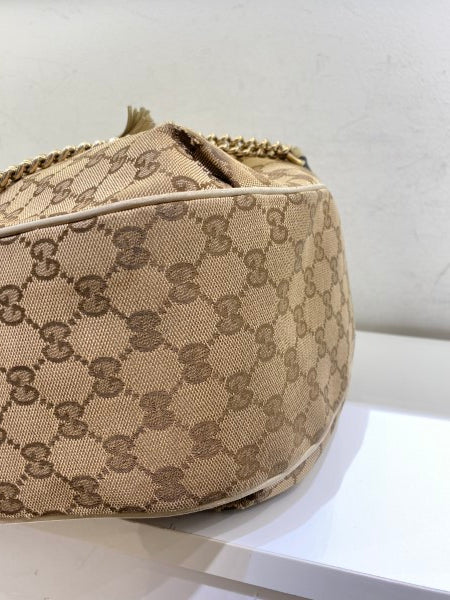 Gucci Bicolor GG Emily Hobo Bag