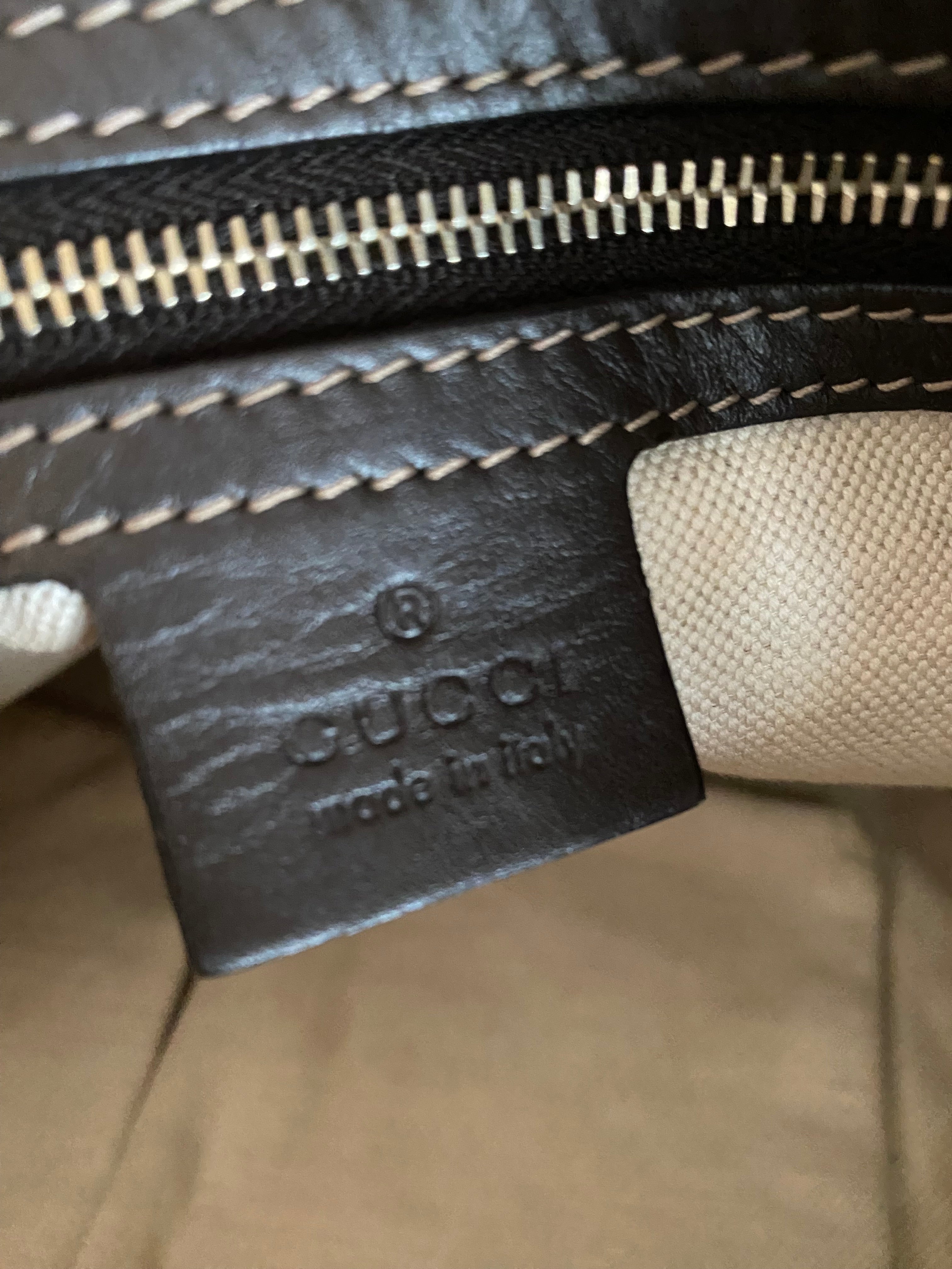 Gucci Bicolor GG Web Mayfair Bag