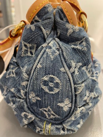 Louis Vuitton Pleaty Denim Small Tote Bag