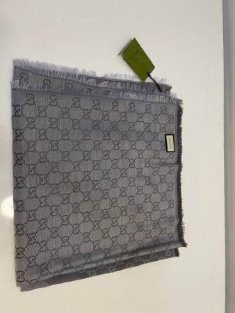 Gucci Light Grey GG Scarf