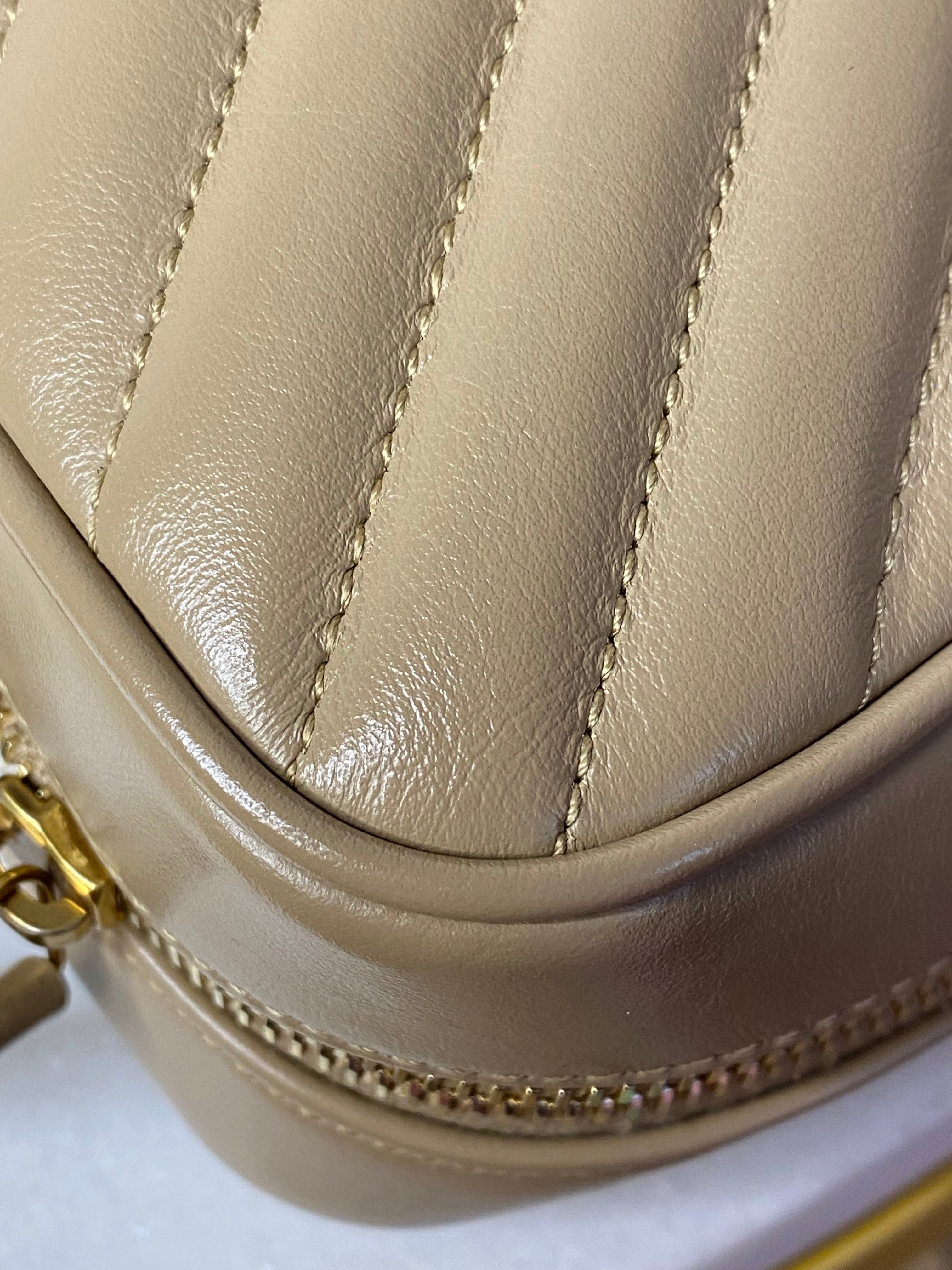 YSL Beige Lou Camera Crossbody Bag