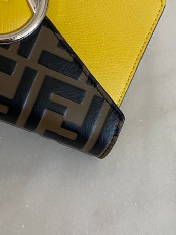 Fendi Bicolor FF Belt Bag W/ Chain