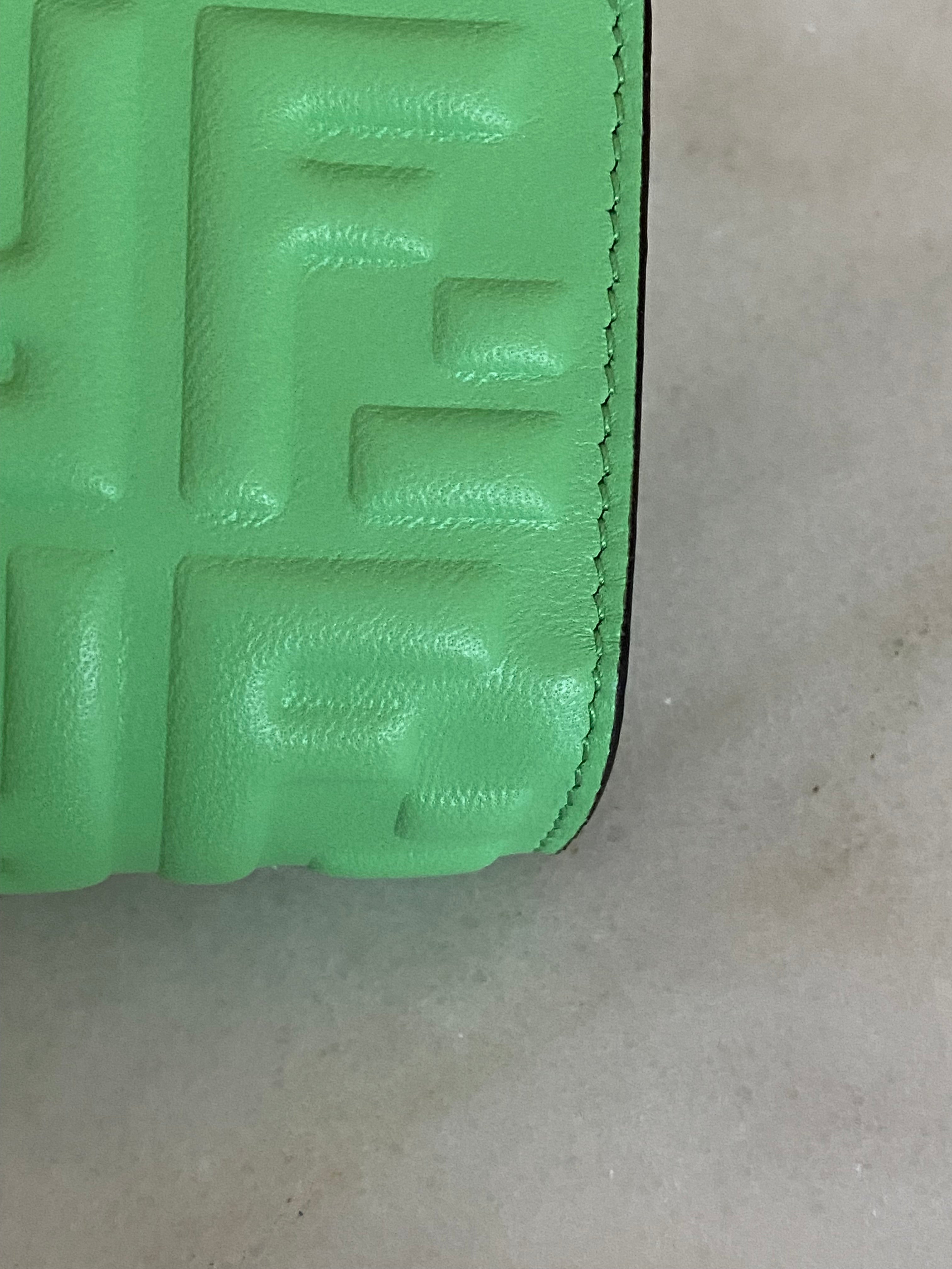 Fendi Light Green FF Long Wallet