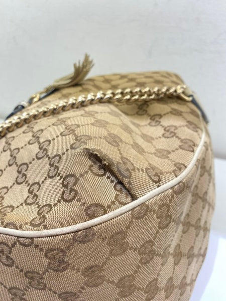 Gucci Bicolor GG Emily Hobo Bag