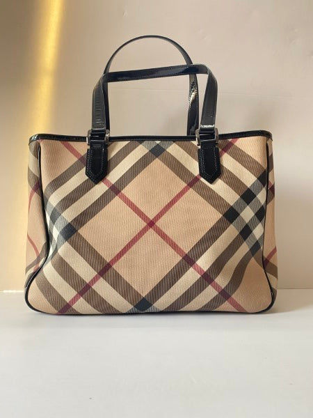 Burberry Nova Check Tote Bag