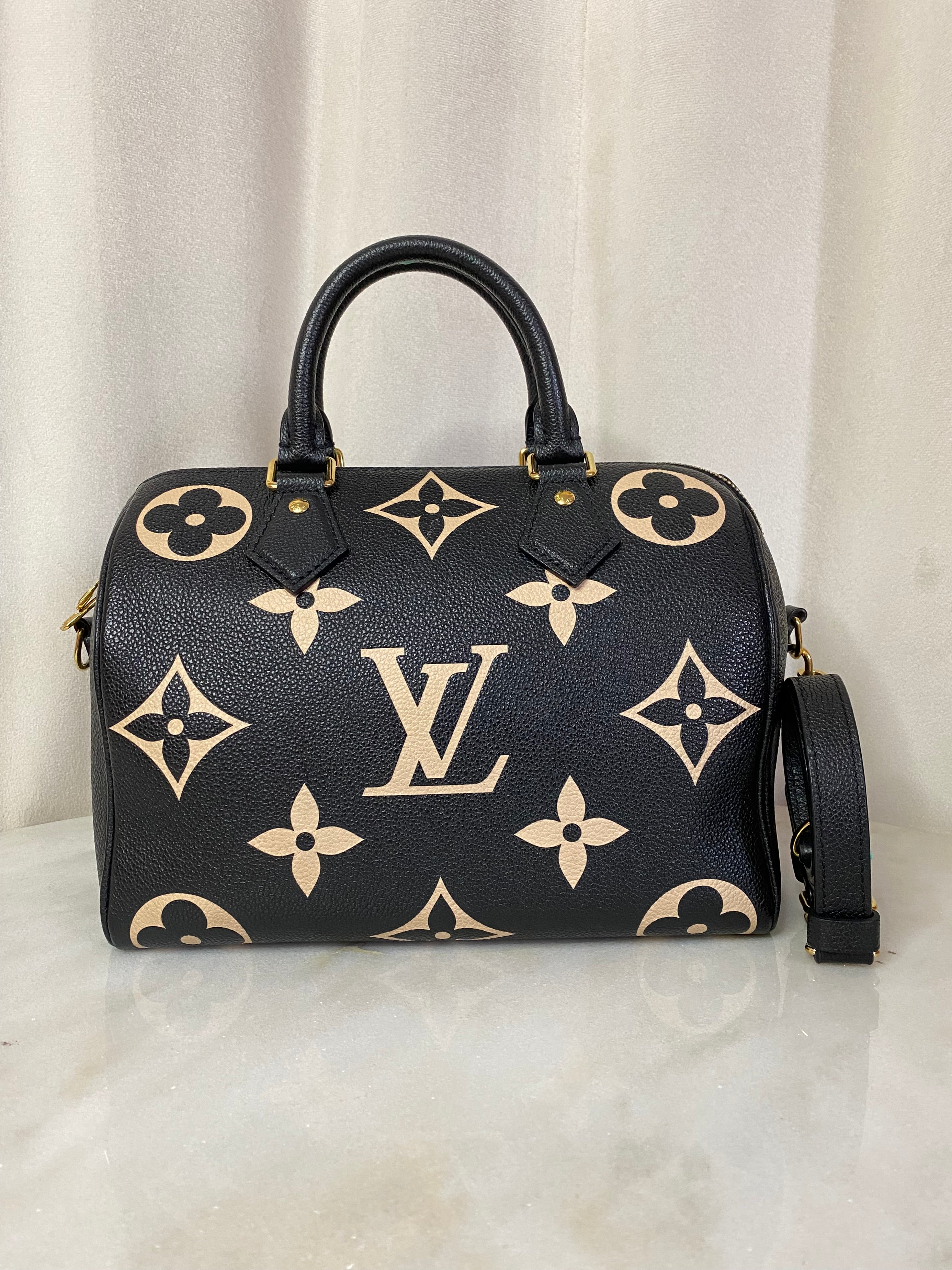 Louis Vuitton Bicolor Speedy Bandouliere 25 Bag