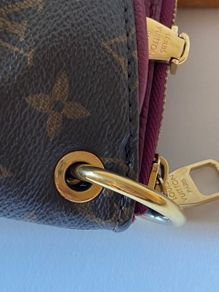 Louis Vuitton Monogram Burgundy Pallas Tote Bag