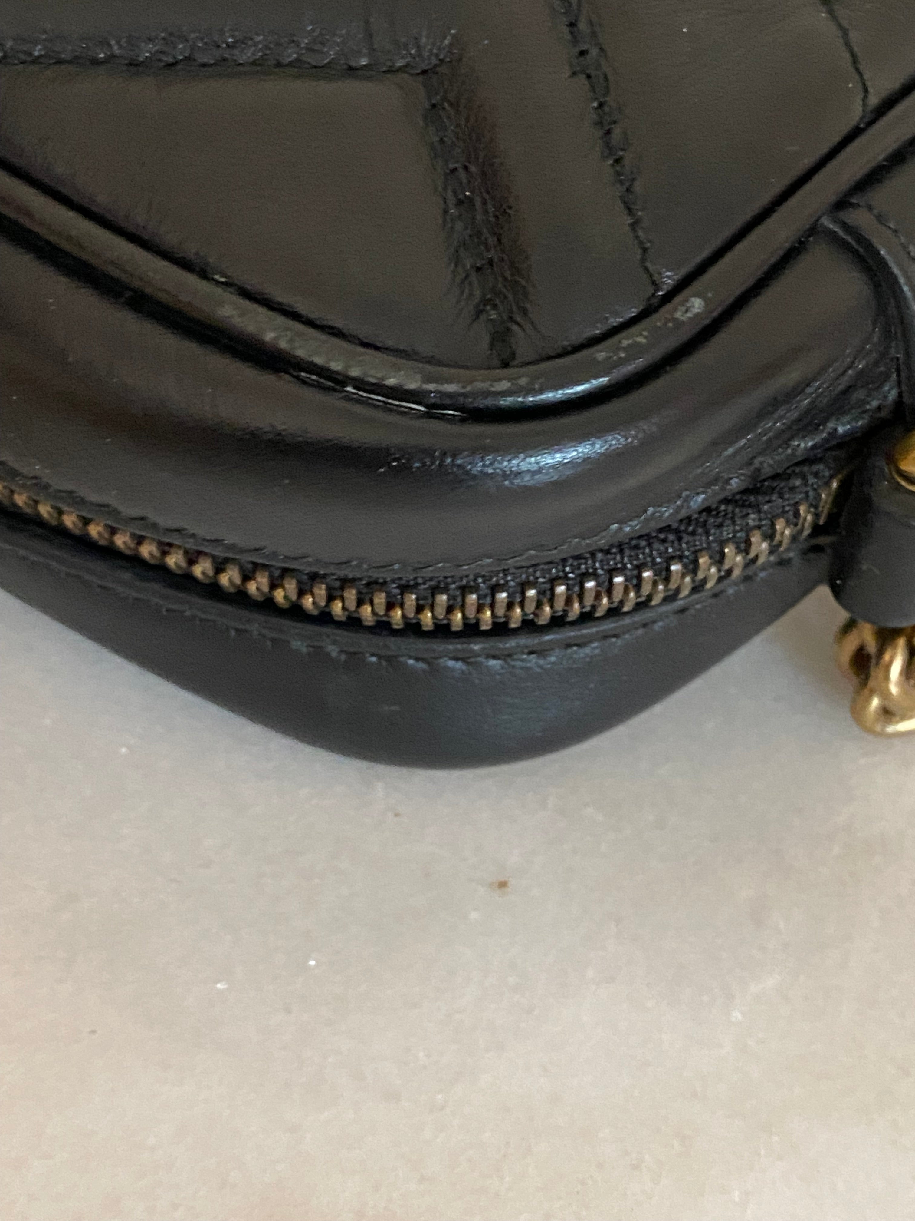 Gucci Black GG Marmont Mini Crossbody Bag