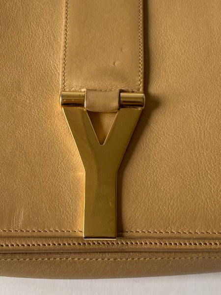 YSL Beige Chyc Flap Crossbody Bag