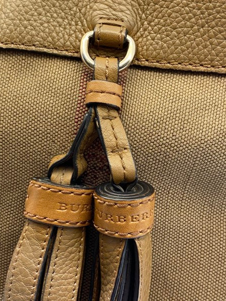 Burberry Brown Haymarket Bucket Bag