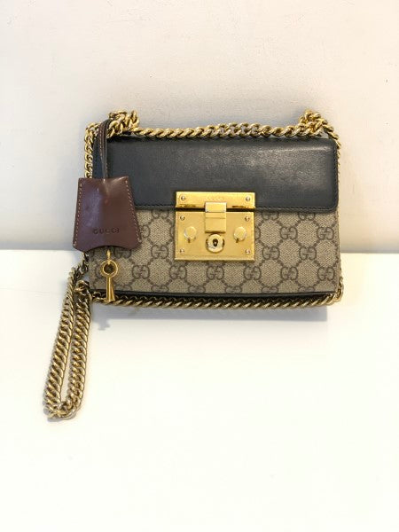 GG Supreme Padlock Small Shoulder Bag